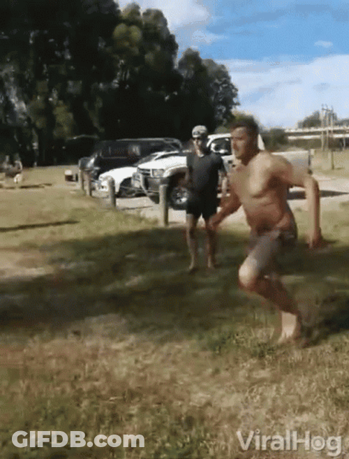 Man Diving In River GIF
