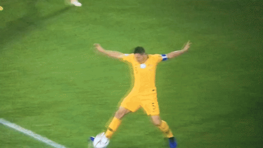 Man Dodging Handball GIF