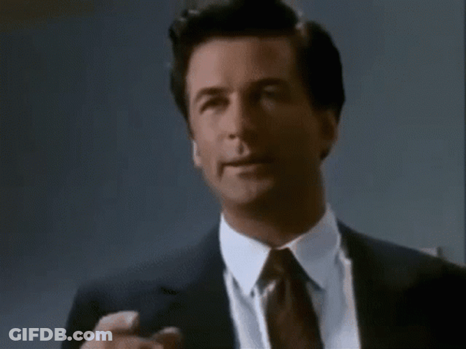 Man Doing Coffee's For Closers Drinking Gesture GIF