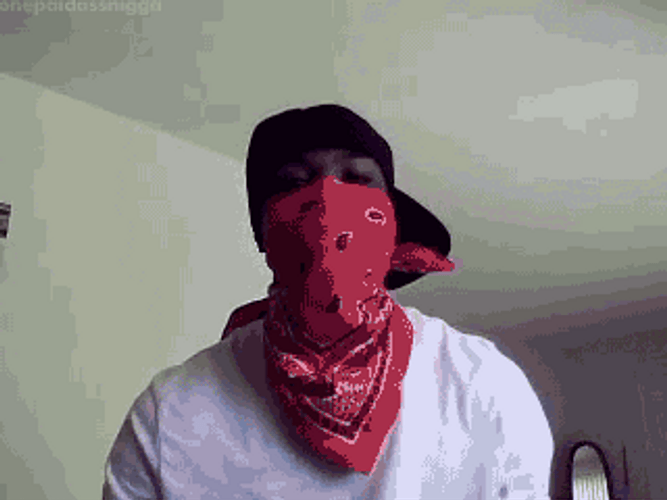 Man Doing Different Gang Gang Hand Signs GIF