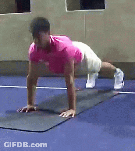 Man Doing Push Ups GIF