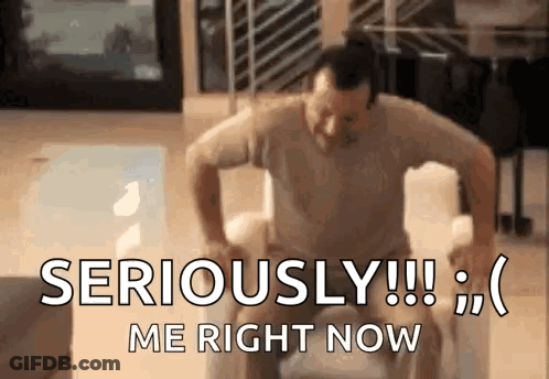 Man Doing Push Ups On Couch GIF
