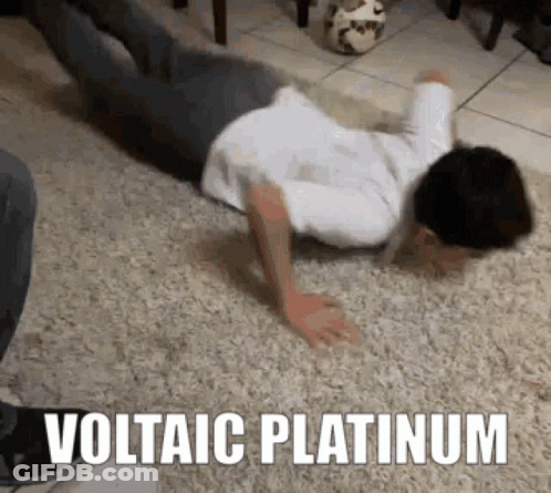 Man Doing Push Ups Voltaic Platinum GIF