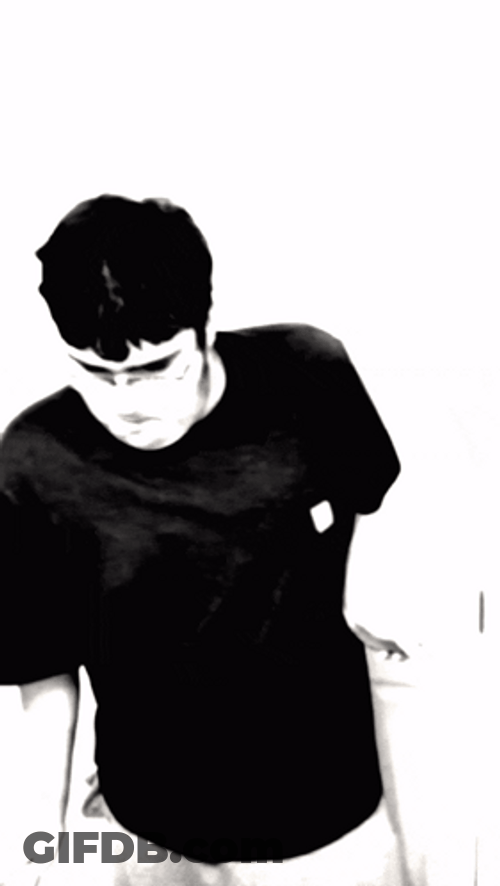 Man Doing Thug Shaker Black And White GIF