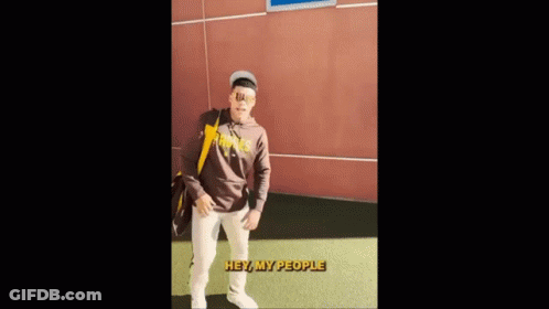 Man Doing Trick By San Diego Circus Center Sign GIF