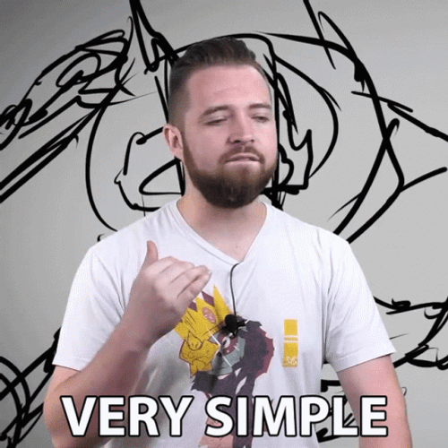 Man Drawing Very Simple Sketch GIF