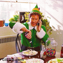 Man Dressed As Elf Pouring Into Glass GIF