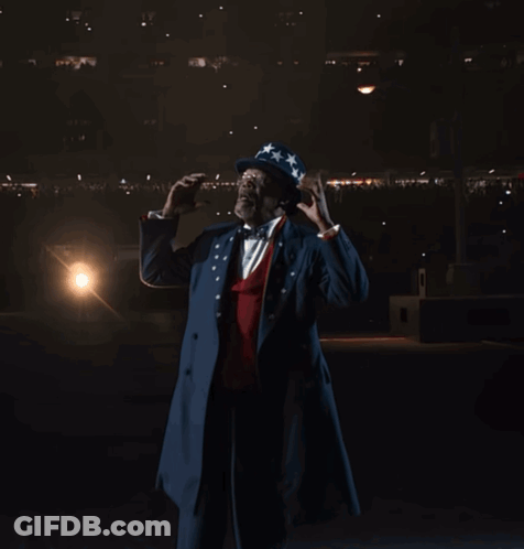 Man Dressed As Uncle Sam Says Ghetto GIF