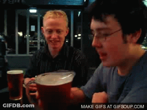 Man Drinking Beer From Pitcher Make GIFs At GIFSoup GIF