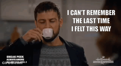 Man Drinking Coffee I Can't Remember GIF