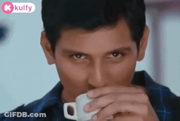 Man Drinking From Cup GIF