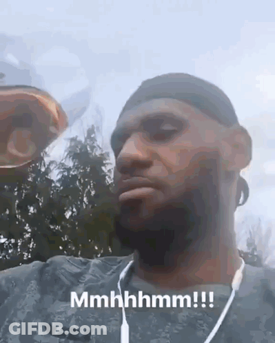 Man Drinking From Glass With Mmhhhhmm GIF