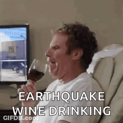 Man Drinking Glass Of Wine On Couch GIF