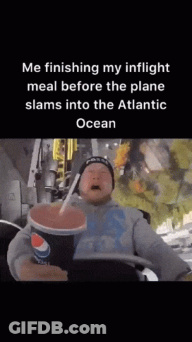 Man Drinking Pepsi While Driving GIF