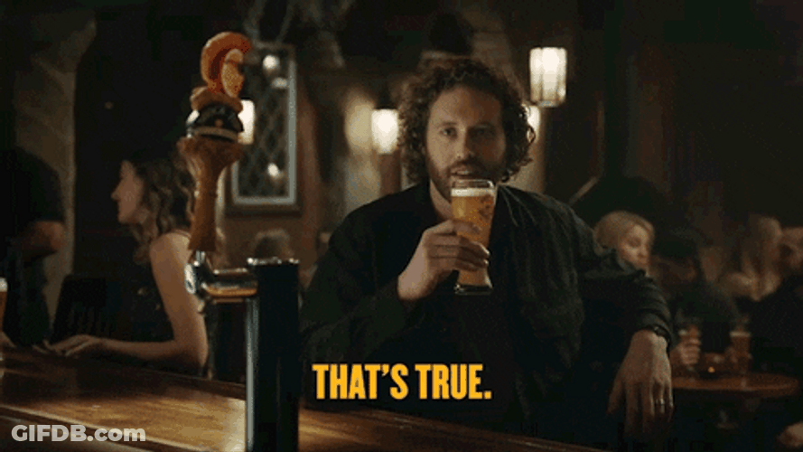 Man Drinking True Dat That's The Reason GIF