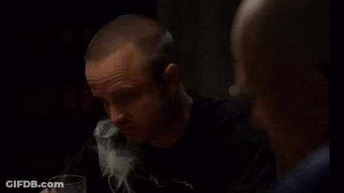 Man Drinking Water While Watching GIF