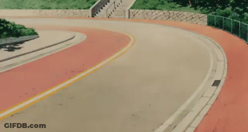 Man Driving Blue Van Woman On Side Of Road GIF
