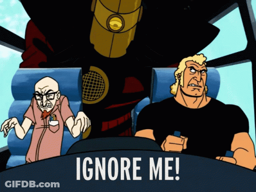 Man Driving Car Saying Ignore Me GIF