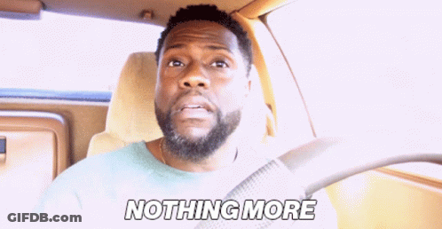 Man Driving Car Saying Nothing More GIF
