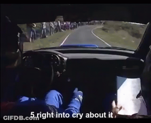 Man Driving Car Saying Right Into Cry About It GIF