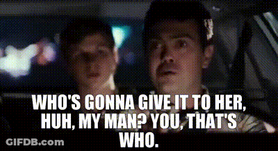 Man Driving Car Saying Who's Gonna Give It To Her GIF