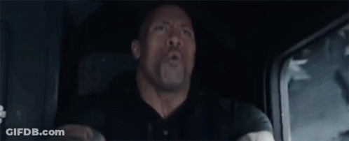 Man Driving Car With Mouth Open GIF