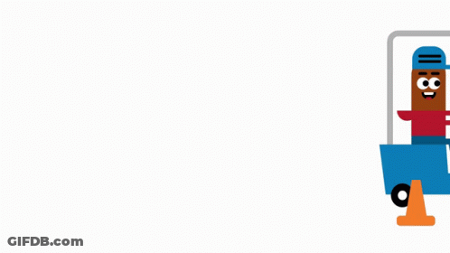 Man Driving Forklift With Woman Standing Next To Him GIF