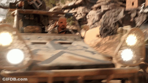 Man Driving Military Vehicle GIF