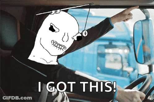 Man Driving Truck Saying I Got This GIF