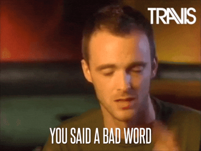 Man Ear Plugs After Hearing Bad Word GIF