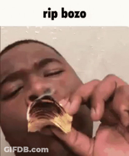 Man Eating Food Eyes Closed GIF
