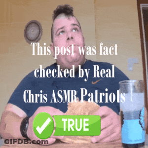 Man Eating Hamburger Fact Checked By Real Chris ASMR Patriots GIF