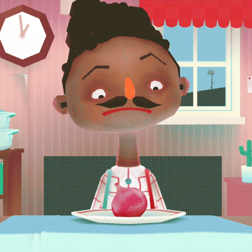 Man Eating In Toca Boca Life GIF