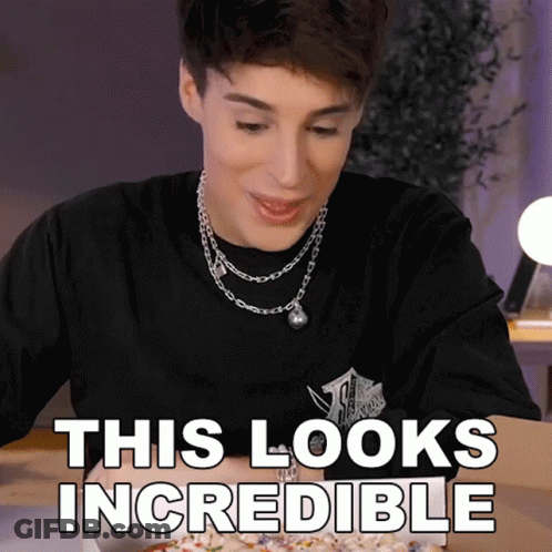 Man Eating Pizza This Looks Incredible GIF