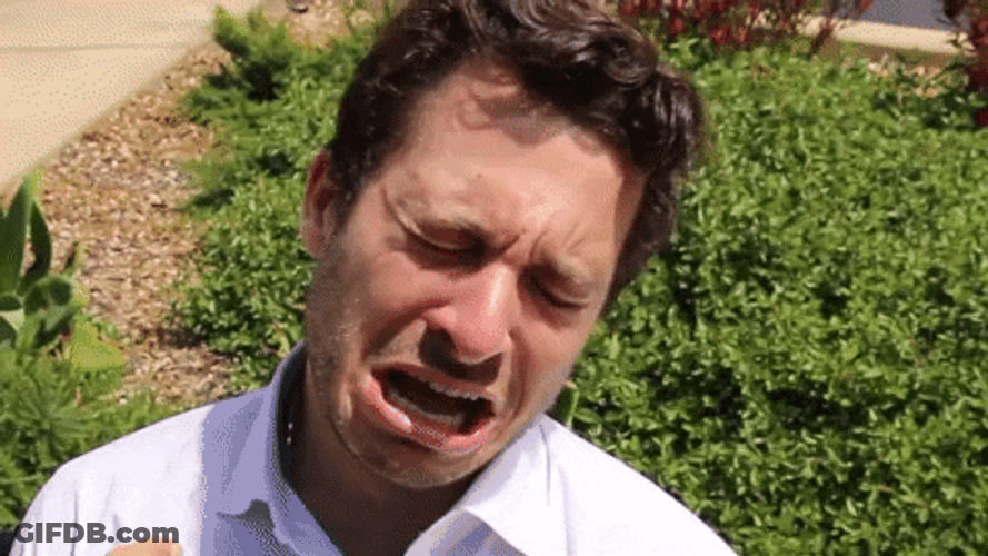 Man Emotional Meltdown In Public GIF