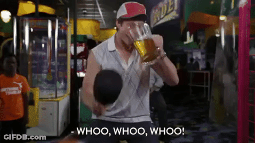Man Enjoying Whack A Mole GIF
