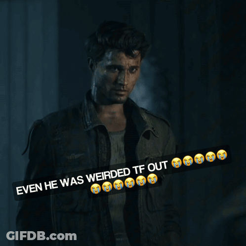 Man Even He Was Weirded Tf Out GIF