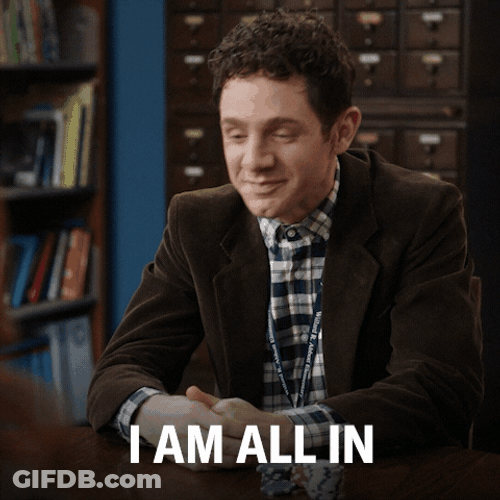 Man Exciting Poker Moment  All In GIF