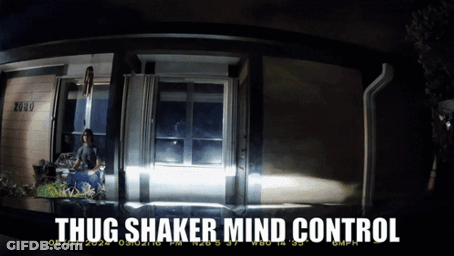 Man Executing Thug Shaker In The Dark GIF