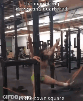 Man Exercising In Gym GIF