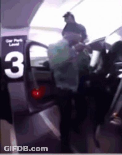 Man Exiting Car Number 3 GIF