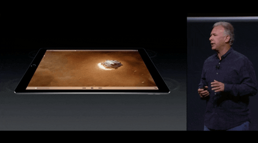 Man Explaining About Ipad Pro GIF