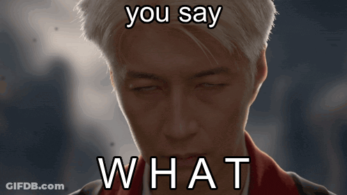 Man Eyes Closed Saying You Say What GIF