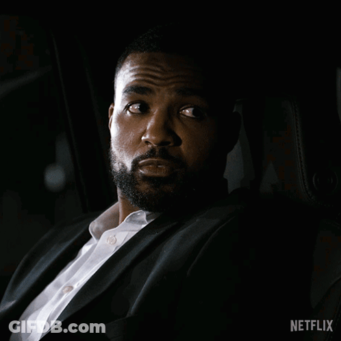 Man Eyes Closed Says I Beg Your Pardon Netflix GIF