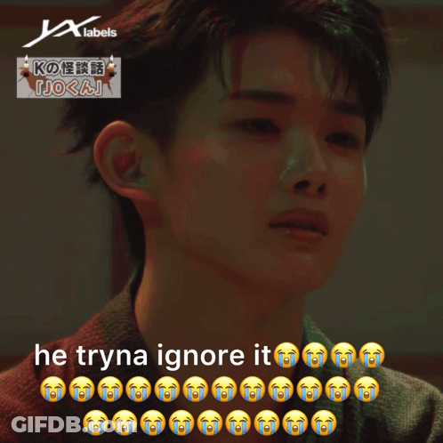 Man Eyes Closed With Jxlabels Sticker GIF