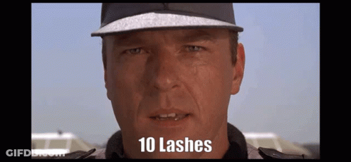 Man Face 10 Lashes GIF