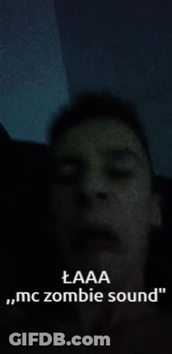 Man Face Aaa Mc Zombie Sound GIF
