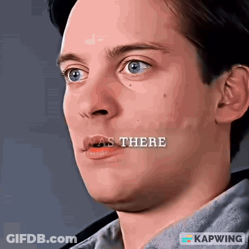 Man Face As There GIF