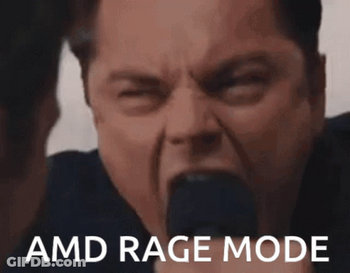 Man Face Close Up AMD Rage Mode GIF