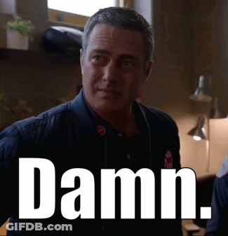 Man Face Close Up #Chicagofire GIF